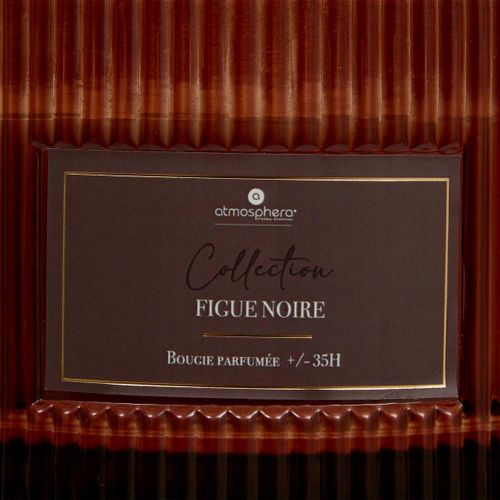 Bougie Parfumée En Verre "albie" 635g Figue Noire