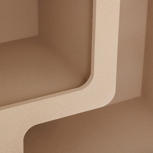 Meuble 4 Étagères Soleya - Beige