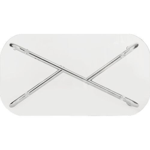 Table Basse En Verre Et Métal Chromé Hecate