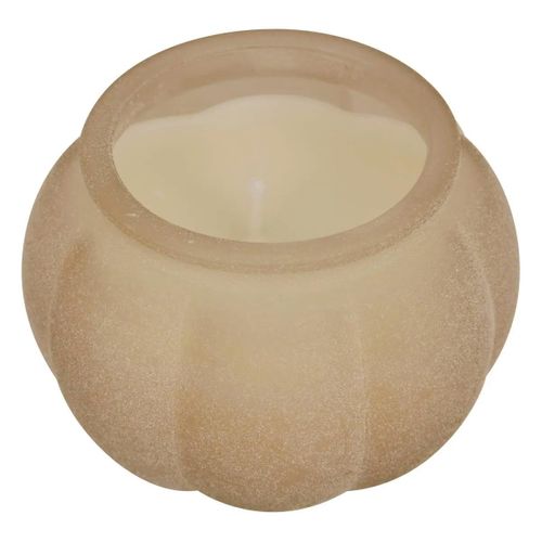 Bougie Parfumée En Verre "citrouille" 100g Sapin et Eucalyptus