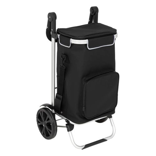 Chariot De Course 2 Roues Imperméable Oir