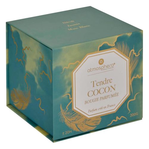 Bougie Parfumée En Verre "elisa" 200g Tendre Coton
