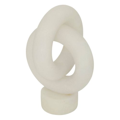 Déco à Poser Louan H.30,5cm Résine Blanc