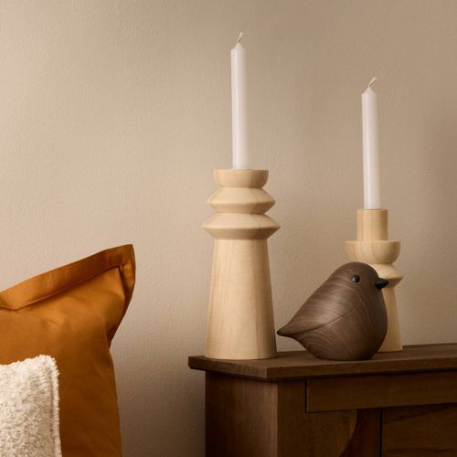 Oiseau Céramique Automne H.12cm Tabac