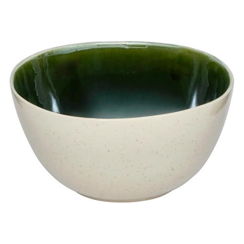 Saladier En Faïence "wonja" 26cm Vert