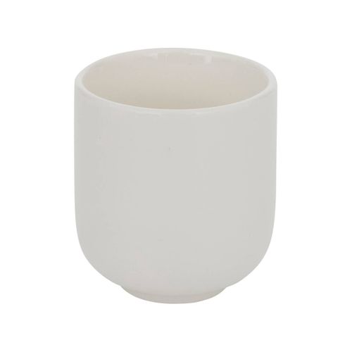 Coffret 4 Tasses et Sous-tasses "elégance" 10cl Blanc