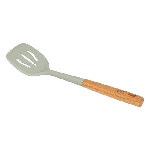 Spatule Ajourée Horizon L7,8cm Vert En Silicone