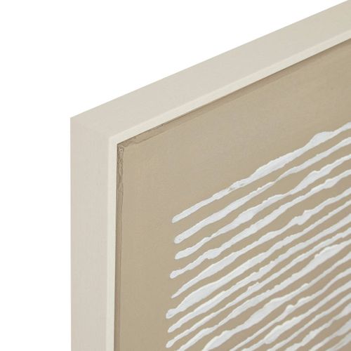 Toile Peinte Encadrée Farhan Beige Moyen 116x75cm