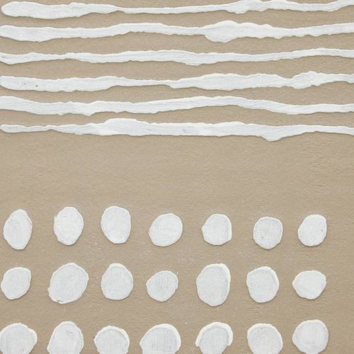 Toile Peinte Encadrée Farhan Beige Moyen 116x75cm