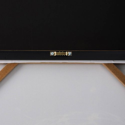 Toile Imprimée Encadrée Lupita Noir 58x78cm