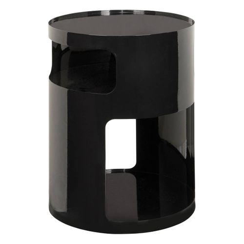 Table D'appoint Ashdal Noir 32,5x32,5cm