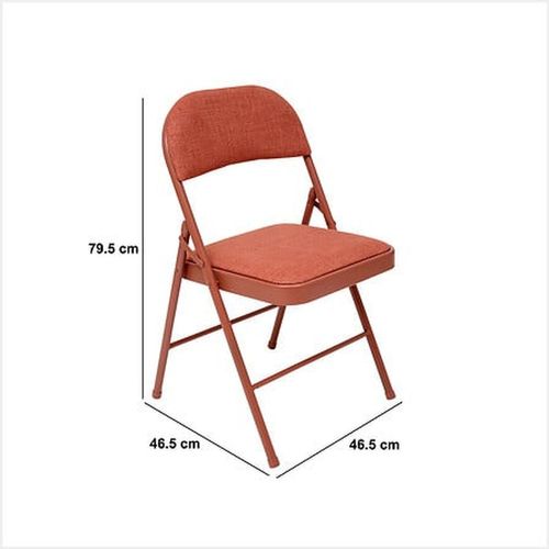 Chaise Pliante En Tissu Chiné Flexy - Sienne