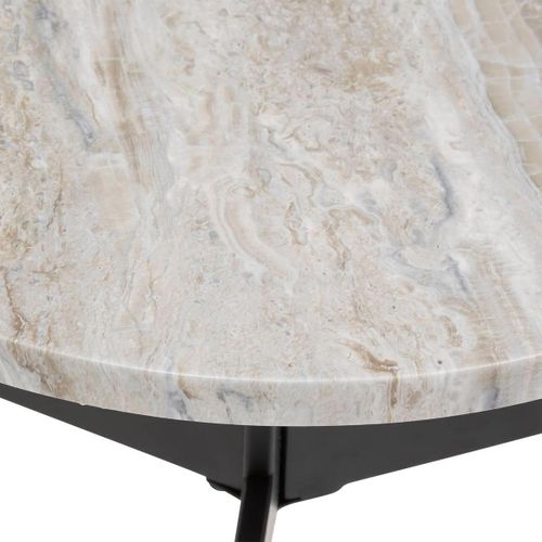 Table D'appoint Tusco Noir 35x35cm