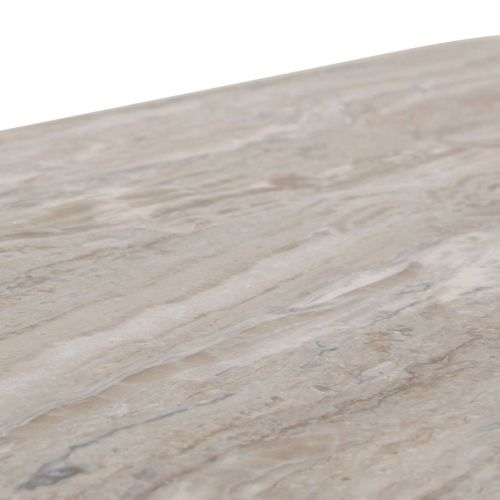 Console Design Effet Marbre Tusco - Noir