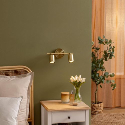 Applique 2 Lampes Vico Métal Doré Atmosphera