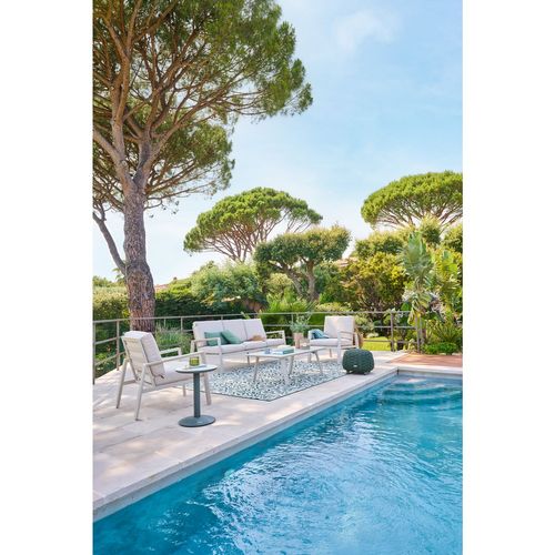 Table D'appoint De Jardin Ronde Soletia - Graphite