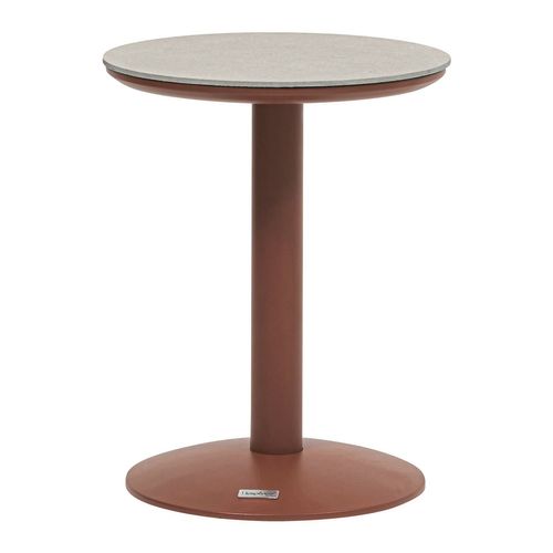 Table D'appoint De Jardin Ronde Soletia - Acajou