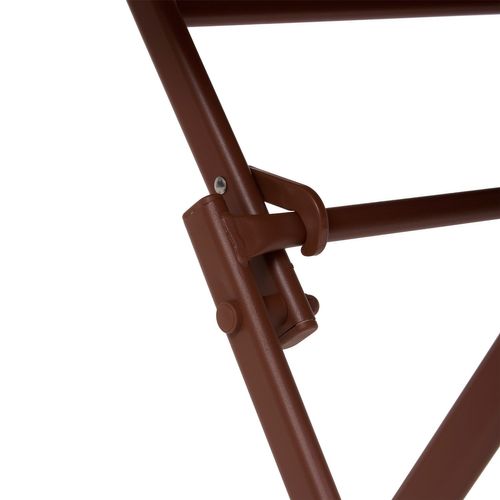 Table De Jardin Pliante Carrée 2 Places Greensboro - Acajou