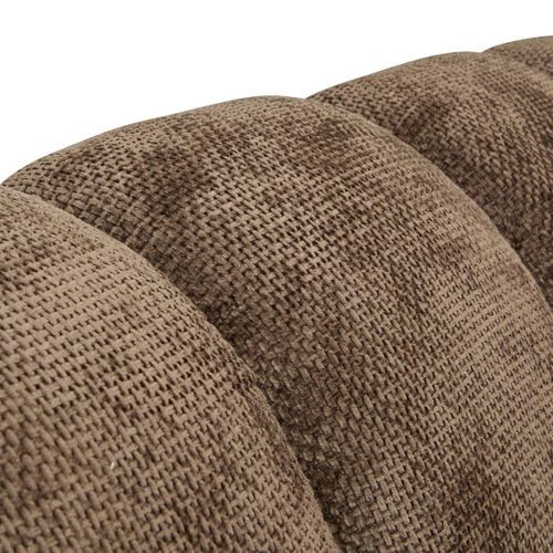 Canapé Fixe Palma 3 Places 212x97cm Marron Tonka