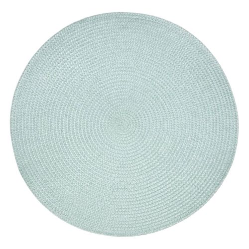 Set De Table Rond "tressé" 38cm Vert Céladon
