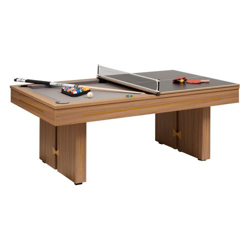 Table De Billard Dave Marron 215x121,8cm