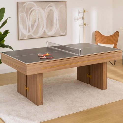 Table De Billard Dave Marron 215x121,8cm