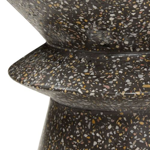 Table D'appoint De Jardin Ronde Effet Terrazzo Alturio