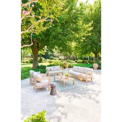 Table D'appoint De Jardin Ronde Effet Terrazzo Alturio