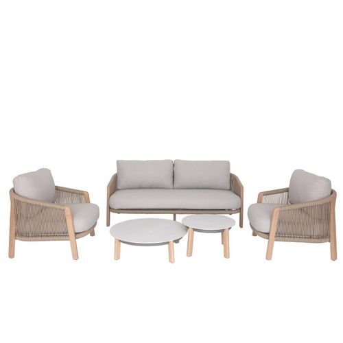 Salon De Jardin Nelora 5 Places Beige