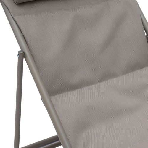 Chilienne De Jardin Pliante Mirael - Noisette Et Café