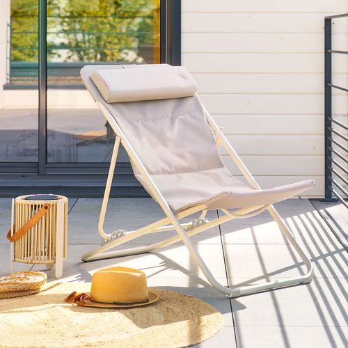 Chilienne De Jardin Pliante Mirael - Lin Et Argile