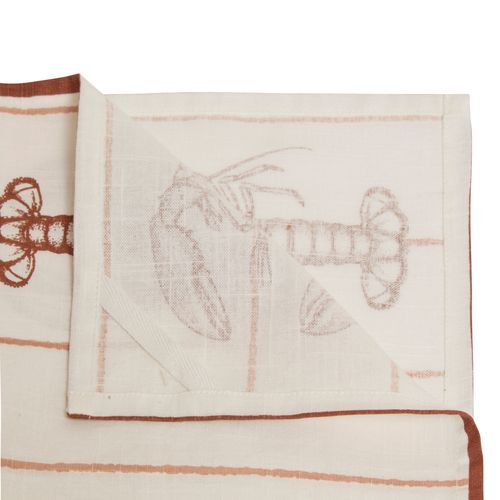 Lot De 3 Torchons Océan En Coton - 45x70 Cm - Naturel