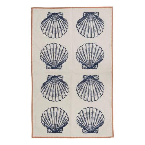 Lot De 3 Torchons Océan En Coton - 45x70 Cm - Naturel