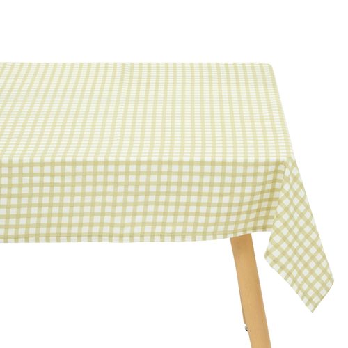 Nappe En Coton Vichy Pour Table Rectangulaire - 150x250 Cm - Vert