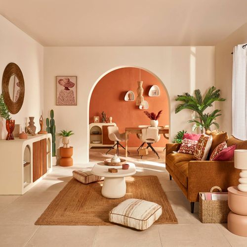 Housse De Coussin Sienna 40x40cm Terracotta