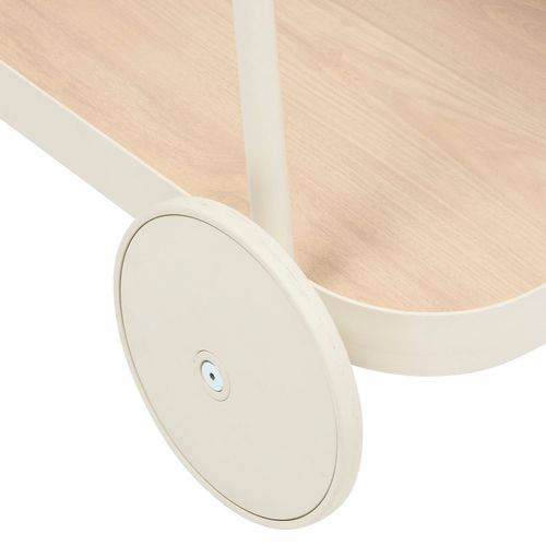 Desserte De Jardin à Roulettes En Aluminium Easiness - Argile