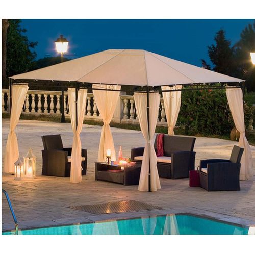 Rideaux Pour Tonnelle Santorini Et Thira - Lin