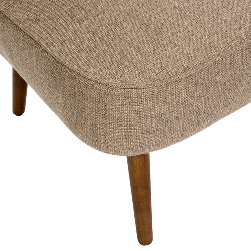 Fauteuil Aera En Tissu Beige Foncé L69xl57xh72,5 Cm