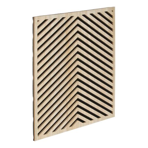 Panneau Décoratif Mural Eileen 58x58cm Chevrons