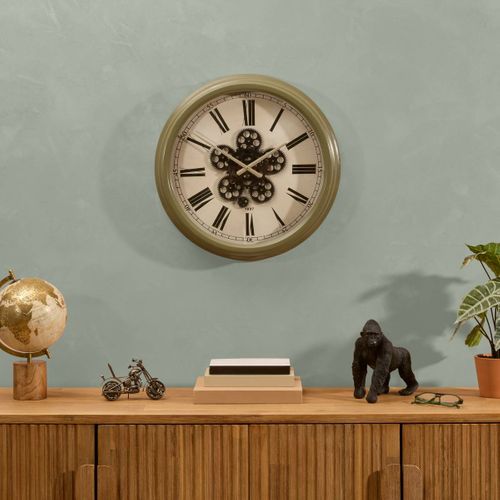 Horloge Argo D52cm Vert Clair