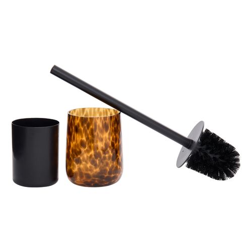 Brosse WC DOTTY Noir / Marron