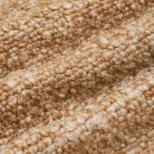 Tapis Effet Laine "volna" 60x90cm Camel