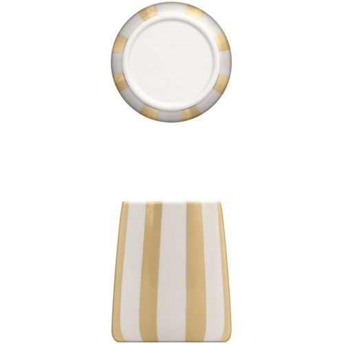 Gobelet salle de bain STRIO Blanc / Jaune