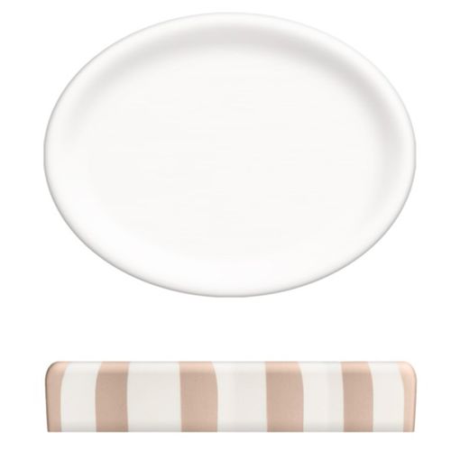 Porte savon STRIO Blanc / Rose