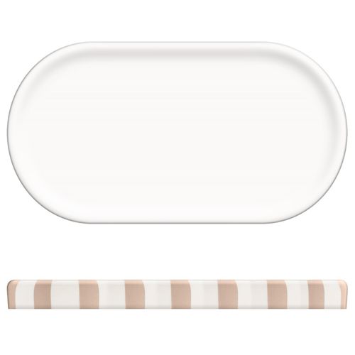 Plateau STRIO Blanc / Rose