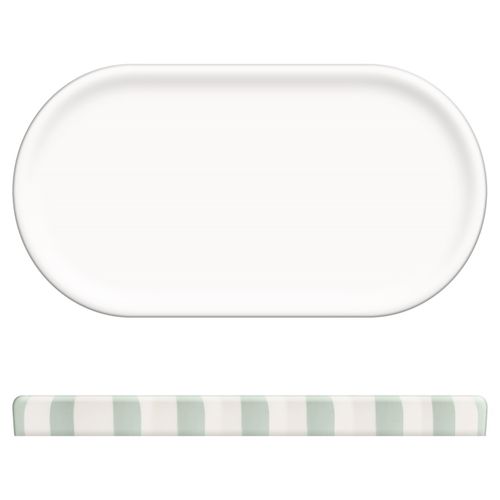Plateau STRIO Blanc / Céladon