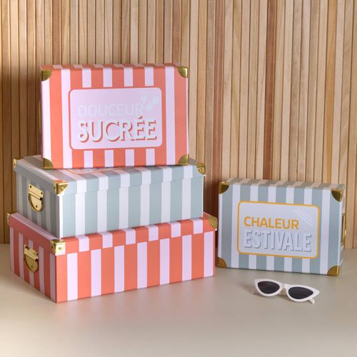 4 Boîtes Box' L28/31,5/36/40cm