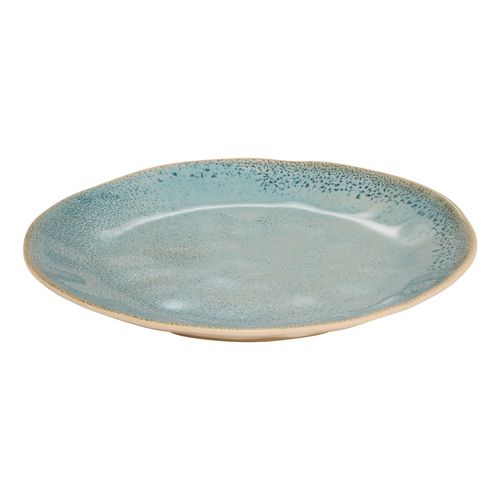 Assiette plate Ø 28 cm PIA Bleu / Beige