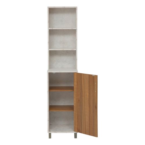 Colonne 1 Porte Côme 168 Cm Effet Travertin