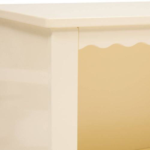 Bibliothèque Enfant Bouli 2 Niveaux Beige 60x30x65 Cm